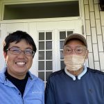 明石市　Y様　雨樋交換工事にてご依頼。工事が迅速とのお褒めのお言葉をいただきました